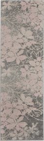 Tranquil TRA08 Grey/Pink Rug 2'3" x 7'3"