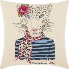 TRENDY, HIP, NEW-AGE RN310 NATURAL 18" x 18" THROW PILLOW