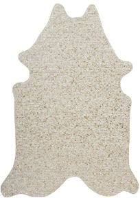 COUTURE RUG S0018 WHITE/GOLD 60" x 84" DECORATIVE RUG