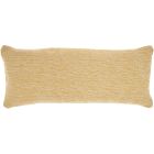 LIFE STYLES DC207 YELLOW 12" X 30" LUMBAR PILLOW