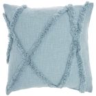 LIFE STYLES SH018 AQUA 18" X 18" THROW PILLOW