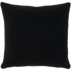 LIFE STYLES SS900 BLACK COTTON VELVET 20" X 20" THROW PILLOW