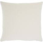 LIFE STYLES SS900 IVORY COTTON VELVET 20" X 20" THROW PILLOW