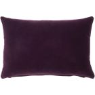 LIFE STYLES SS900 PURPLE COTTON VELVET 14" X 20" THROW PILLOW