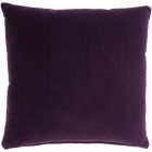 LIFE STYLES SS900 PURPLE COTTON VELVET 20" X 20" THROW PILLOW