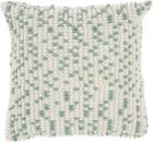 OUTDOOR PILLOWS IH013 AQUA 18" x 18" THROW PILLOW