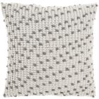 OUTDOOR PILLOW IH013 GREY 18" X 18" THROW PILLOW