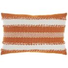 OUTDOOR PILLOW VJ088 ORANGE 14" X 22" THROW PILLOW