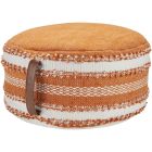 OUTDOOR PILLOW VJ088 ORANGE 20" X 20" X 12" POUF